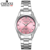 6 Fashion colors CHENXI CX021B Brand relogio Luxury Women's Casual watches waterproof watch women fashion Dress Rhinestone watch