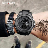 2019 New SANDA 739 Sports Men's Watches Top Brand Luxury Military Quartz Watch Men Waterproof S Shock Clock relogio masculino