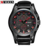 relogio masculino CURREN Watch Men Military Quartz Watch Mens Watches Top Brand Luxury Leather Sports Wristwatch Date Clock 8225