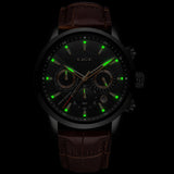 Relogio Masculino Men Watches LIGE Fashion Waterproof Chronograph Top Brand Luxury Quartz Watch Men Casual Leather Sport Watch